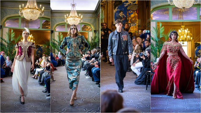 Fashion Week Network inaugura la settimana della moda parigina con un'esclusiva sfilata alla Galerie Bourbon