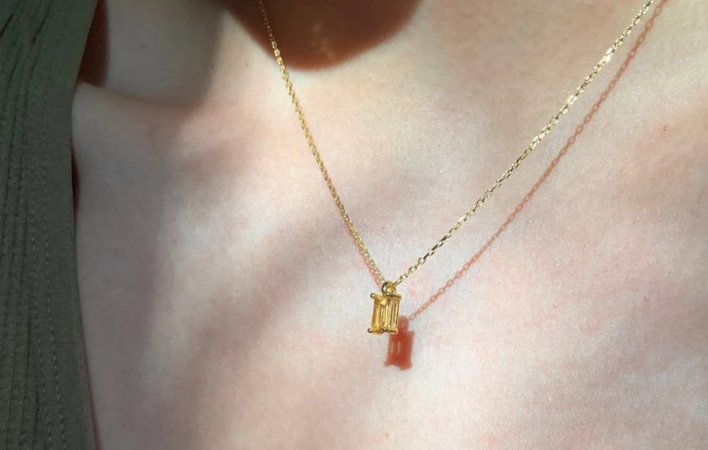 November birthstone citrine jewellery