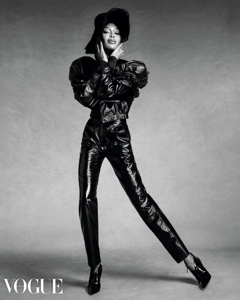 Naomi Campbell protagoniza la portada de octubre de 2025 de Vogue Hong Kong