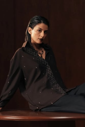 Aarna Hand Embellished Shirt