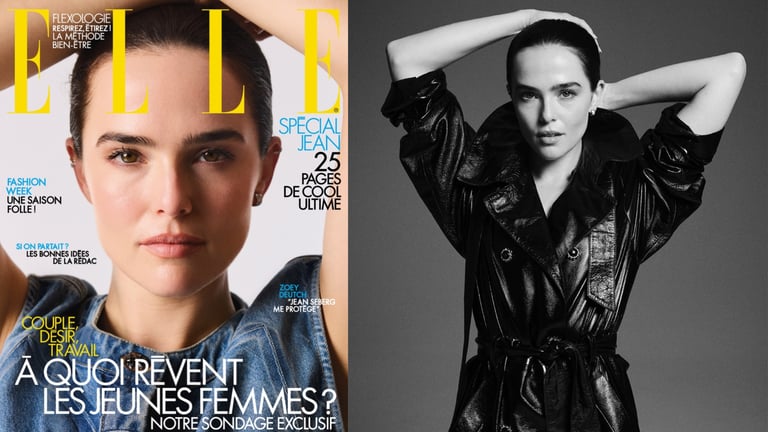 Zoey Deutch onora il numero di Elle France di ottobre 2025