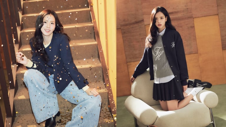 Jisoo protagonista della campagna Tommy Hilfiger Holiday 2025