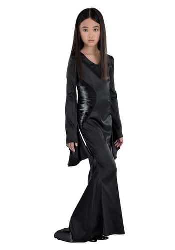 Girl's Wednesday Morticia Costume