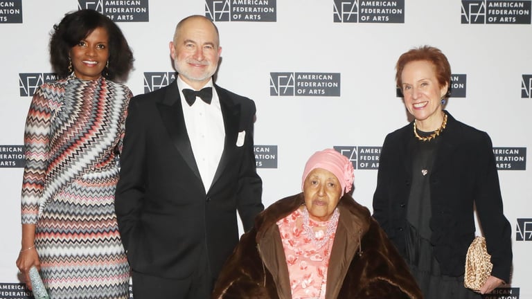 01-Pauline Forlenza, Christina Levett, Howardena Pindell, and Ann Temkin 4064495