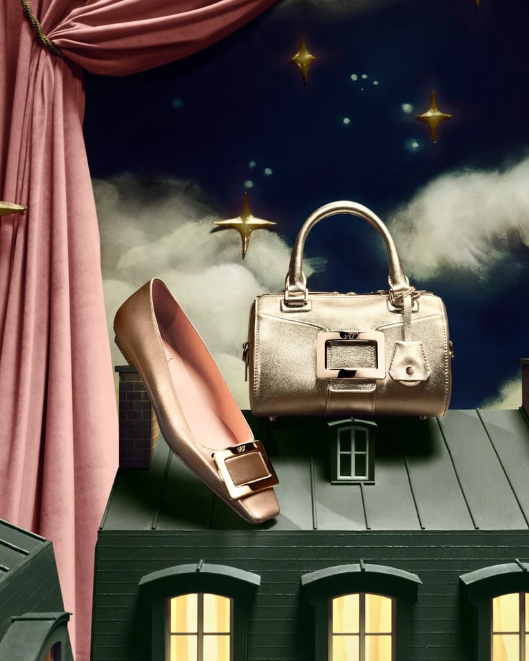 Roger Vivier Holiday 2025 Campaign: A Parisian Fairytale of Luxury