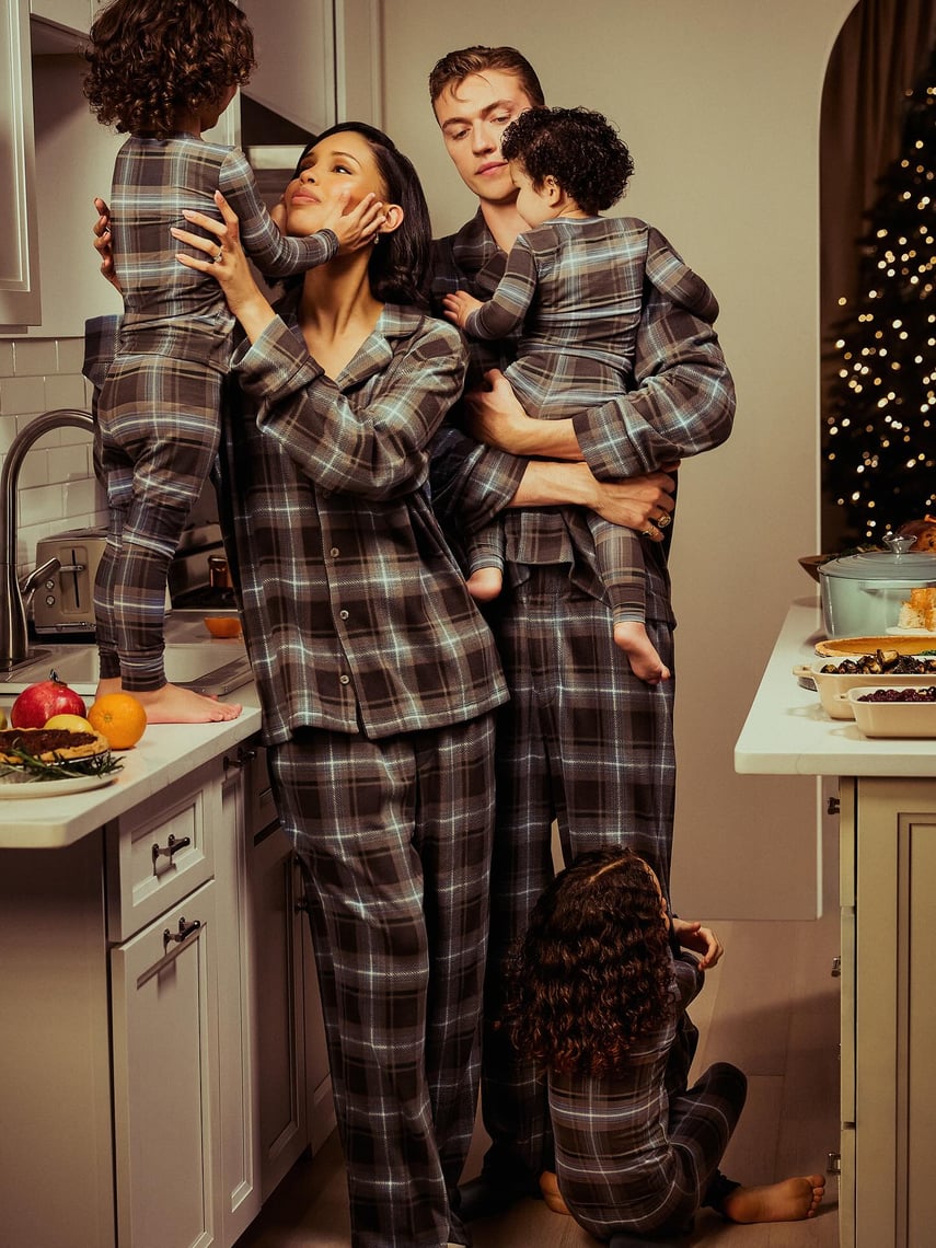 Skims Holiday Campaign 2025 Starring TikTok Couple Nara and Lucky Blue Smith