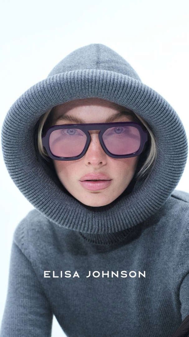 Elsa Hosk Stars in Elisa Johnson’s 2025 Holiday Eyewear Edit Campaign