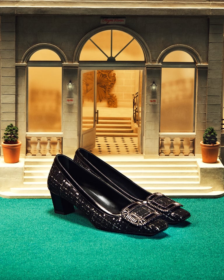 Roger Vivier Holiday 2025 Campaign: A Parisian Fairytale of Luxury