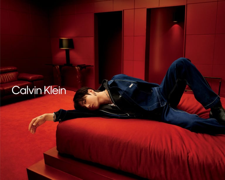 BTS Star Jung Kook in Calvin Klein Fall-Winter 2025 denim campaign