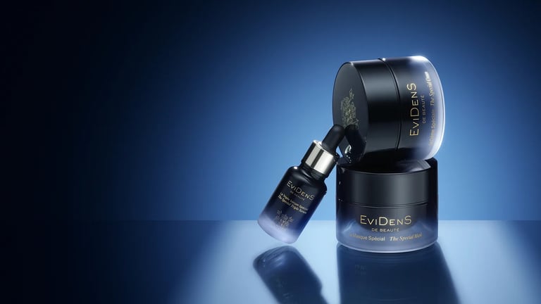 Experimente o luxo dos cremes EviDenS de Beauté.