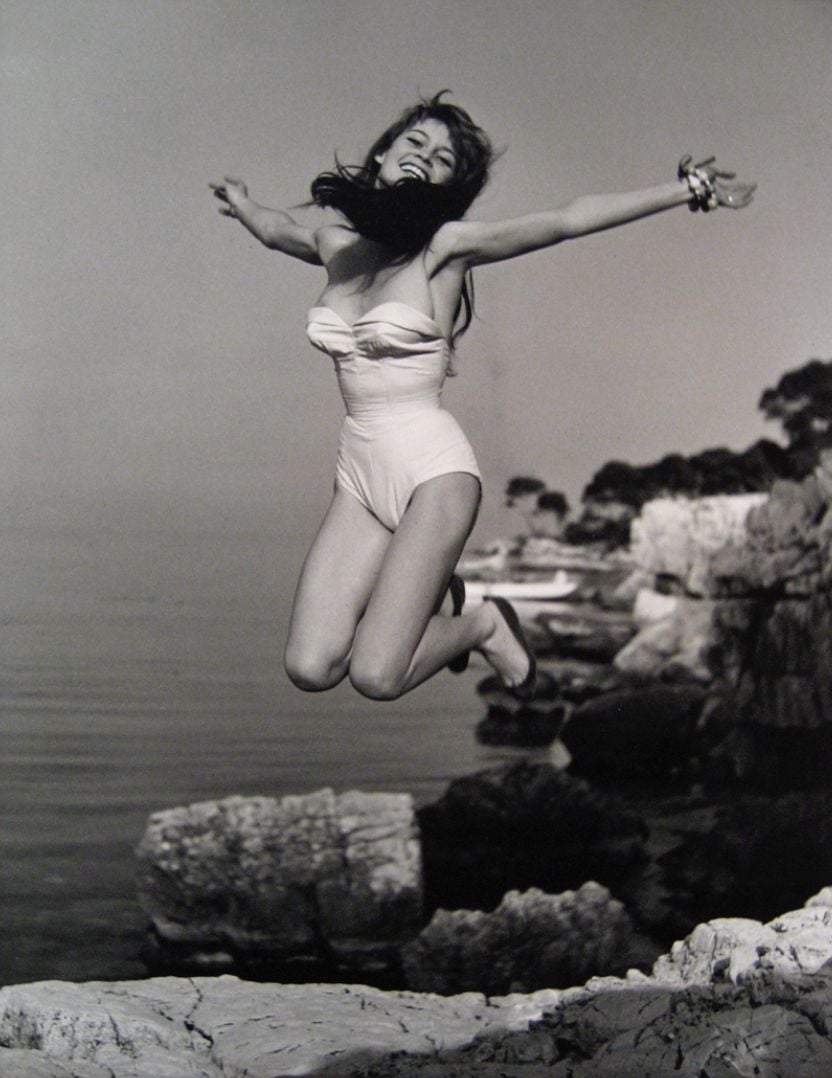 Halsman Bardot Jump 1955_Photographed by Philippe Halsman