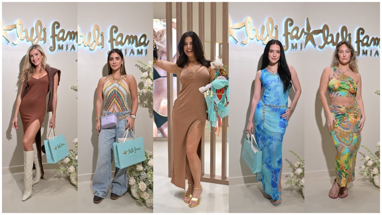 Luli Fama celebra um marco importante com a inauguração VIP de sua quinta loja em Dadeland.
