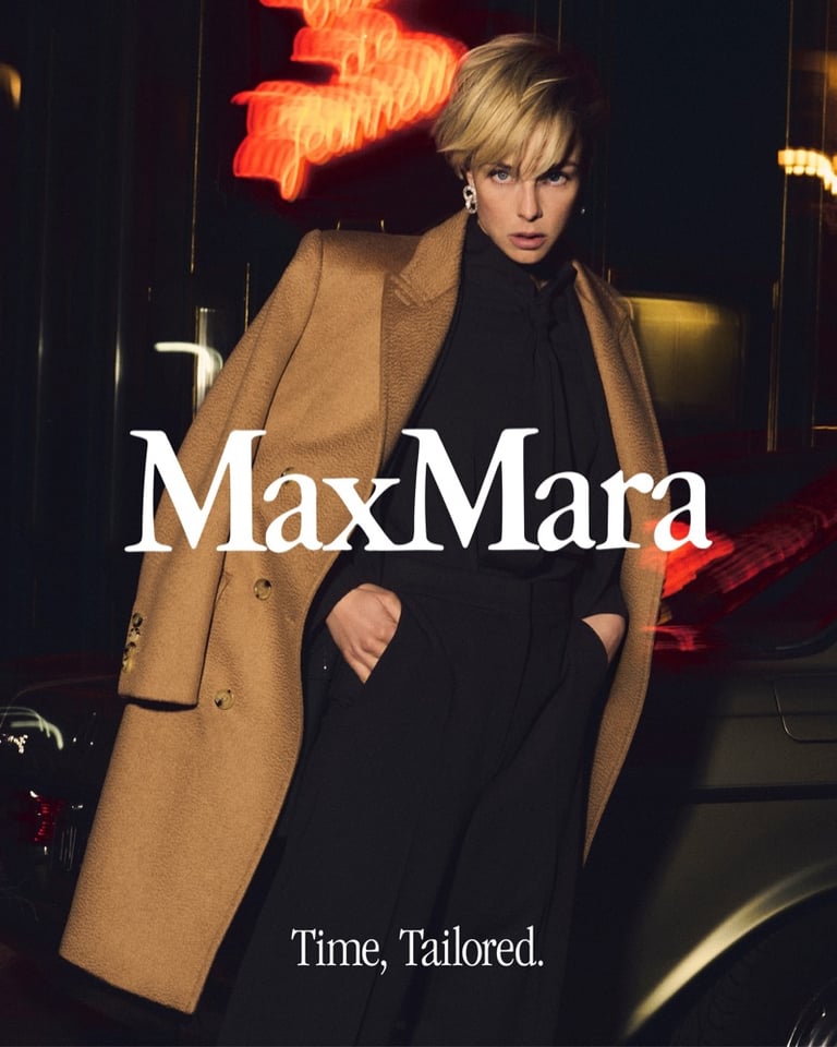 A campanha Max Mara Icons 2025 é a definição de elegância em movimento.