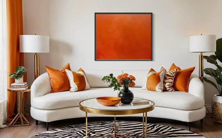 No.1 Orange 120x100