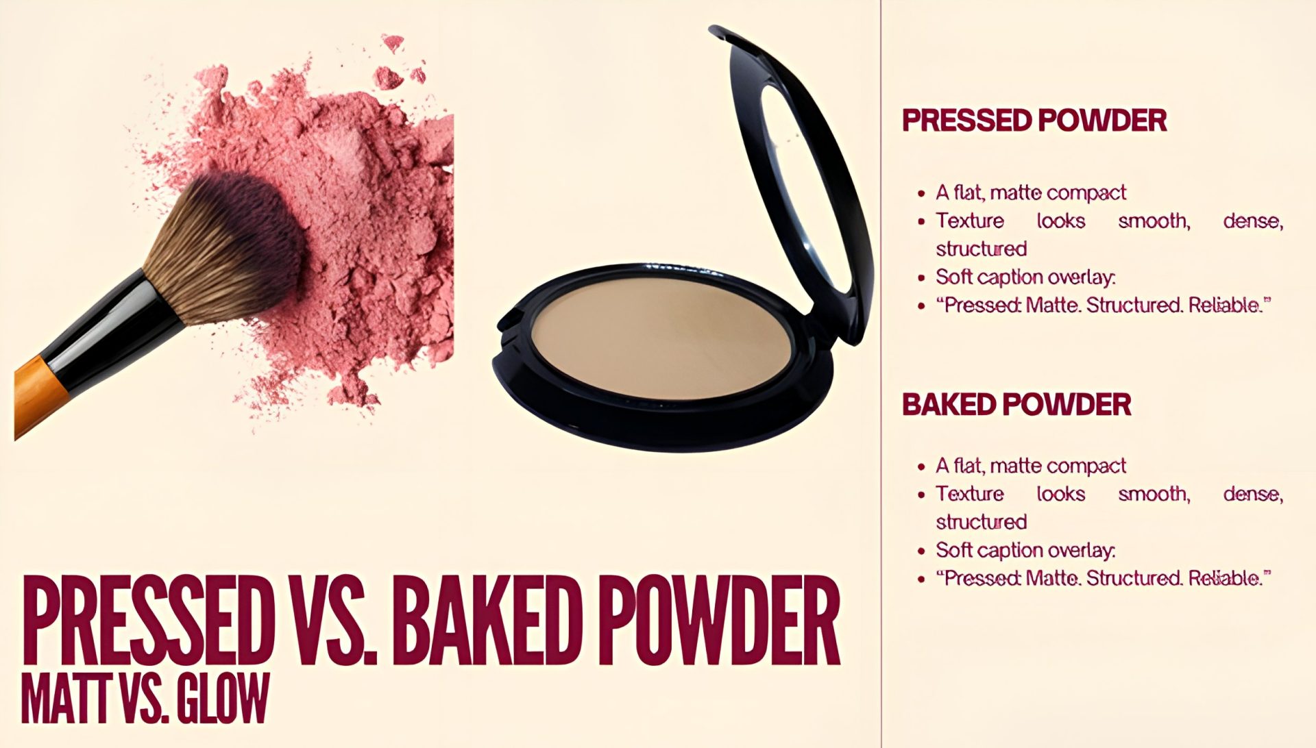 Pressed Powder vs. Baked Powder