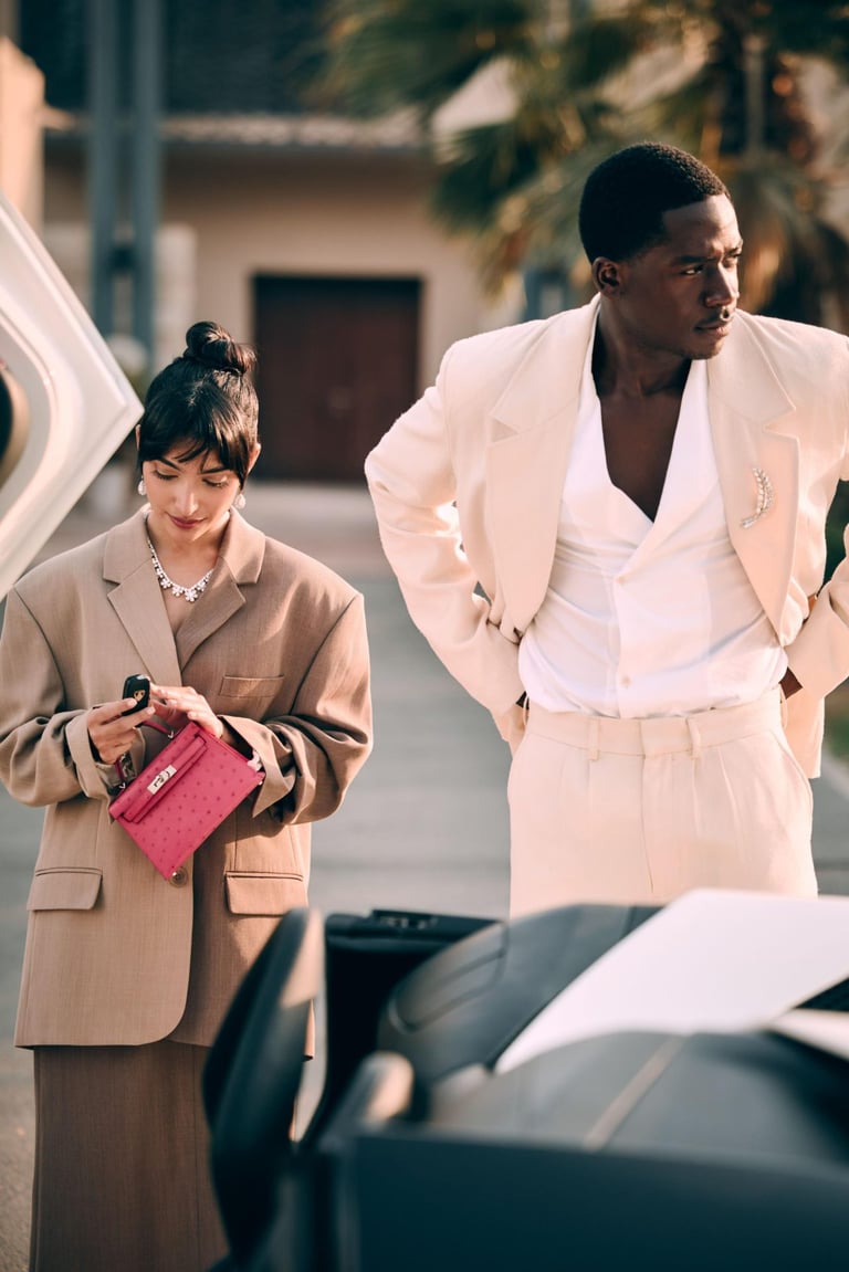 Sotheby's Abu Dhabi Collectors' Week _Campaign Video featuring Amna Al Qubaisi and Damson Idris (3)
