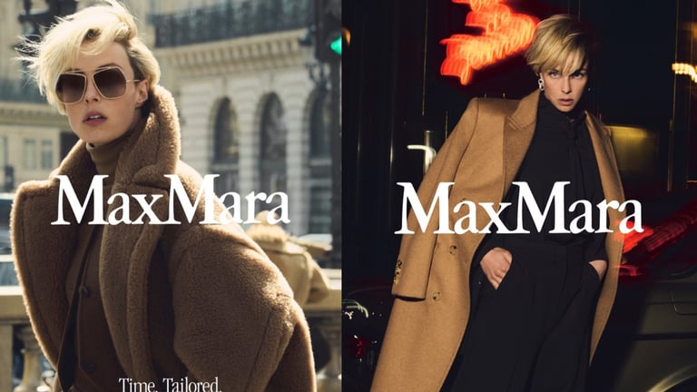 Die Max Mara Icons 2025 Kampagne ist die Definition von Chic in Bewegung.