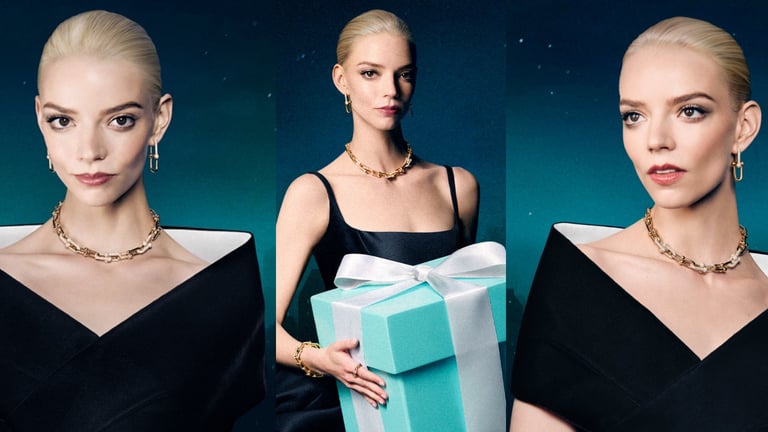 Anya Taylor-Joy Shines in Tiffany Holiday 2025 Campaign: Love Is a Gift