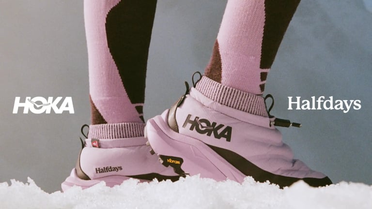 Hoka x Halfdays Together Dropping the Coolest Winter Sneakers