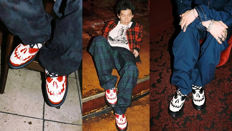 Supreme x Dr. Martens FW25: Iconic 1461 Oxfords Get a Bold Skull Makeover
