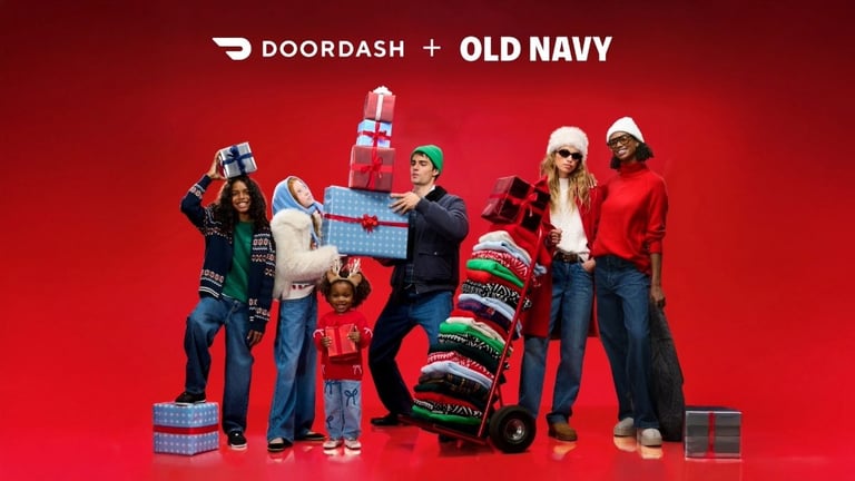 Old Navy & DoorDash Partner to Same-Day Delivery for Holiday Shopping
