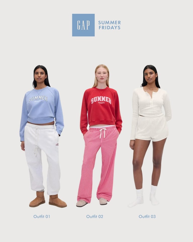 Gap x Summer Fridays: The Ultimate Cozy Collaboration for Staying In