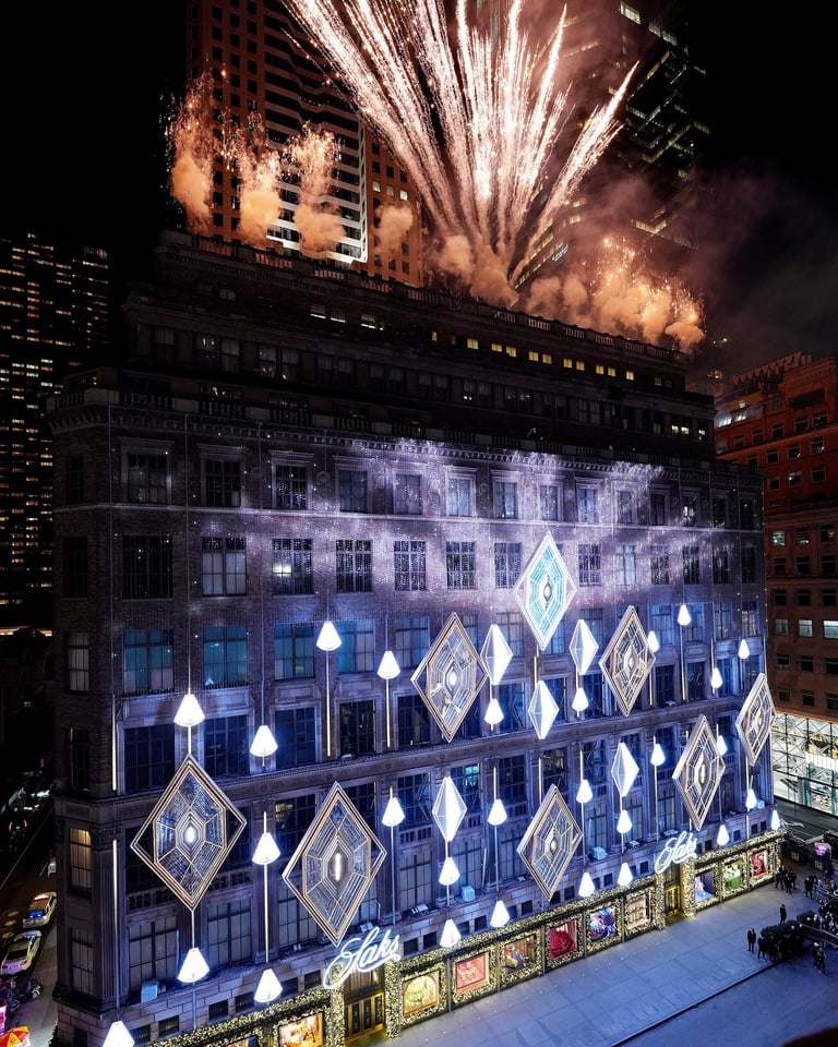 Saks Fifth Avenue Holiday Light Show