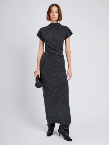 Abie Dress in Clean Boiled Wool