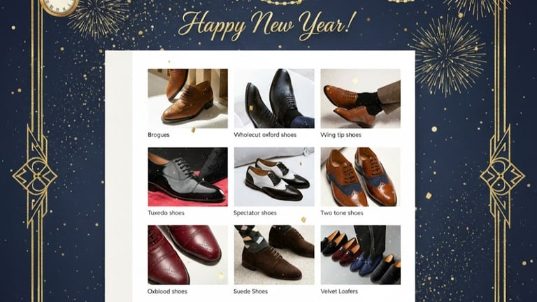 Luxe Men's Shoes for Christmas & New Year's Eve
