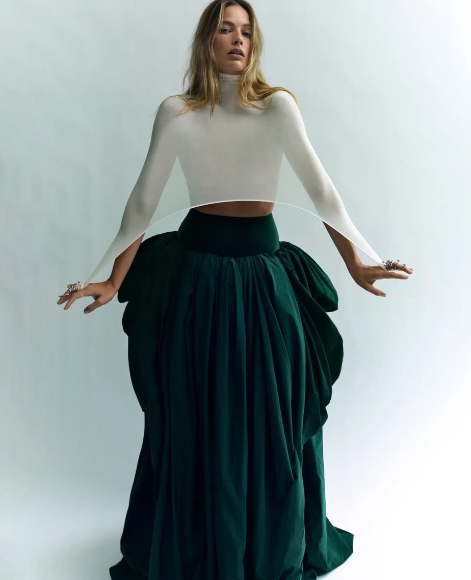 Einblick in das Cover-Shooting der britischen Vogue für Januar 2026 mit Margot Robbie