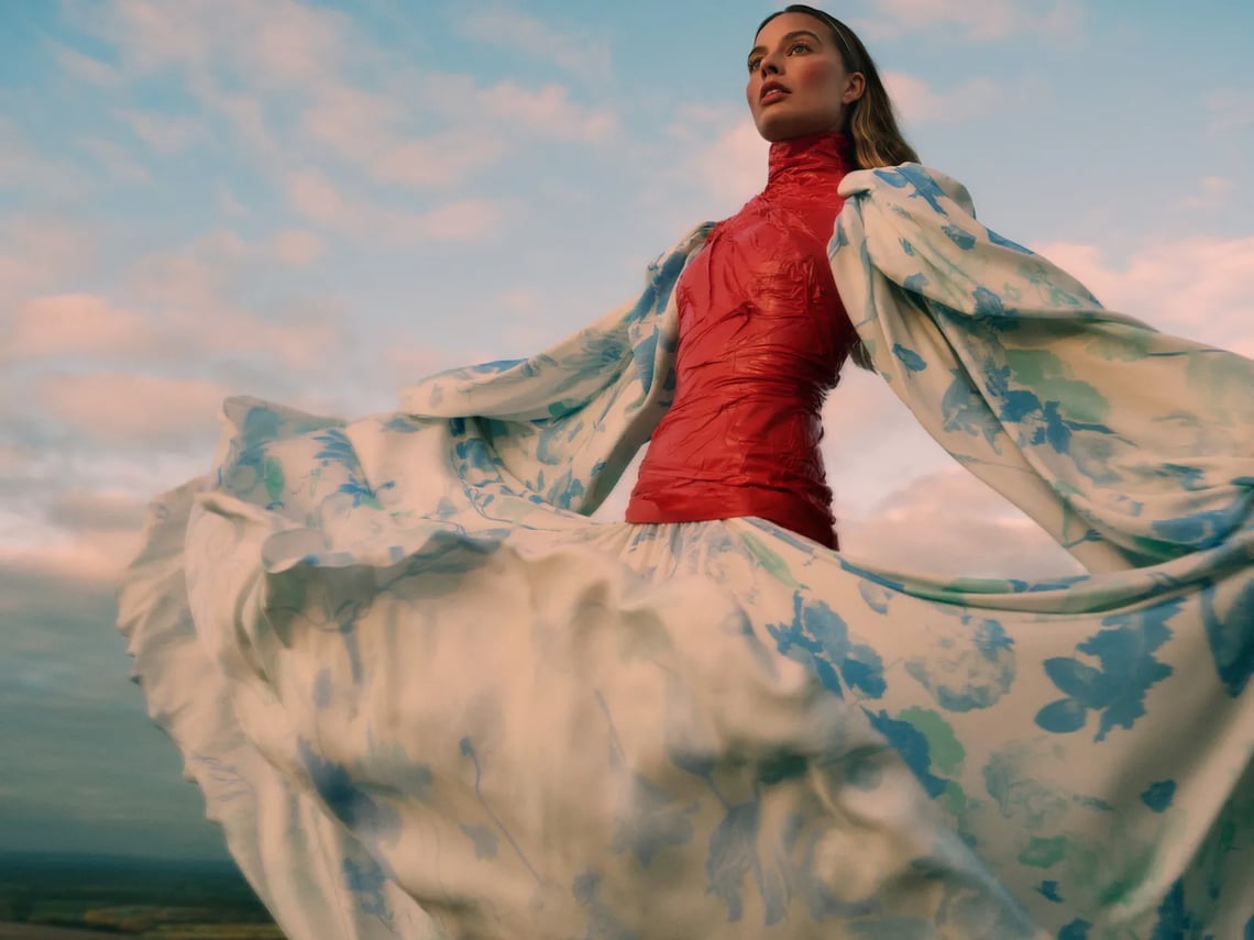 Einblick in das Cover-Shooting der britischen Vogue für Januar 2026 mit Margot Robbie