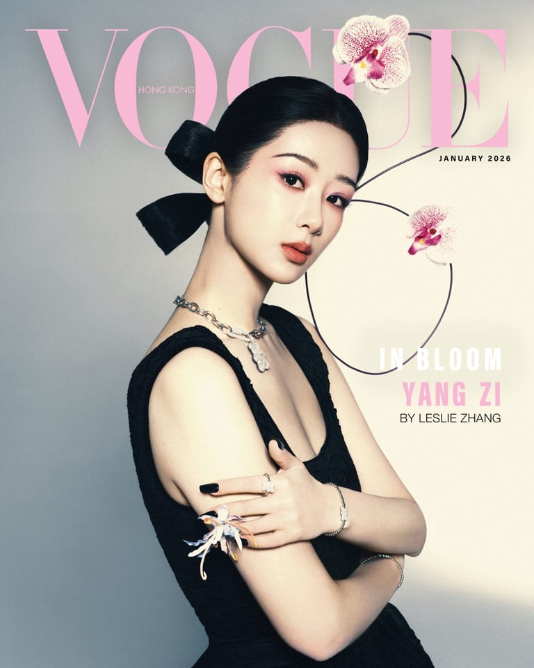 Chinese Actress Yang Zi Is In Full Bloom For Vogue Hong Kong