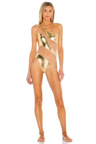 Serpent Mesh Mio One Piece Norma Kamali