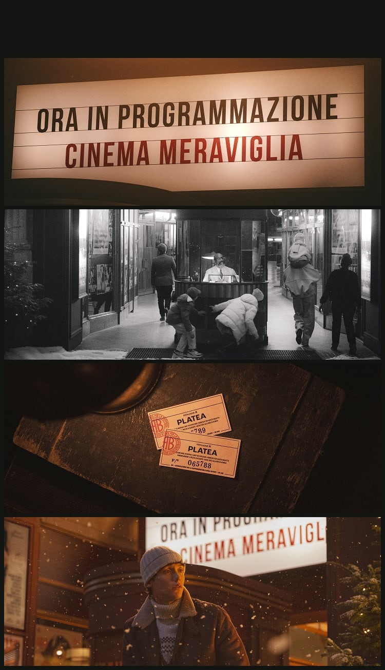 브루넬로 쿠치넬리(Brunello Cucinelli)의 2025년 홀리데이 "Cinema Meraviglia" 캠페인은 영화에서 영감을 받았습니다