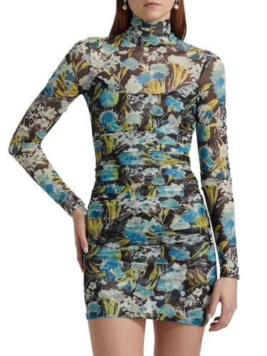 Cinq à Sept Tossed Floral Harper Dress