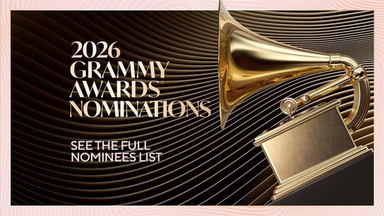 2026 GRAMMYS See The Full Nominations List