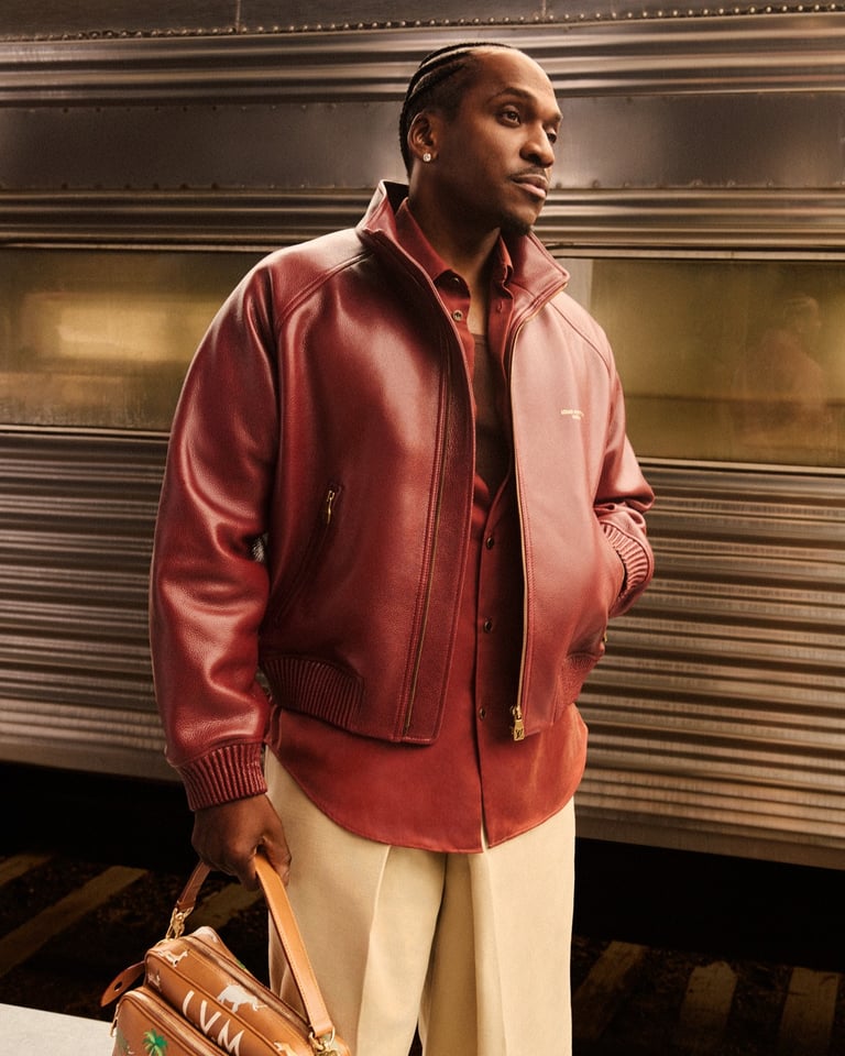 Campagna pubblicitaria maschile Louis Vuitton primavera 2026 di Pharrell Williams