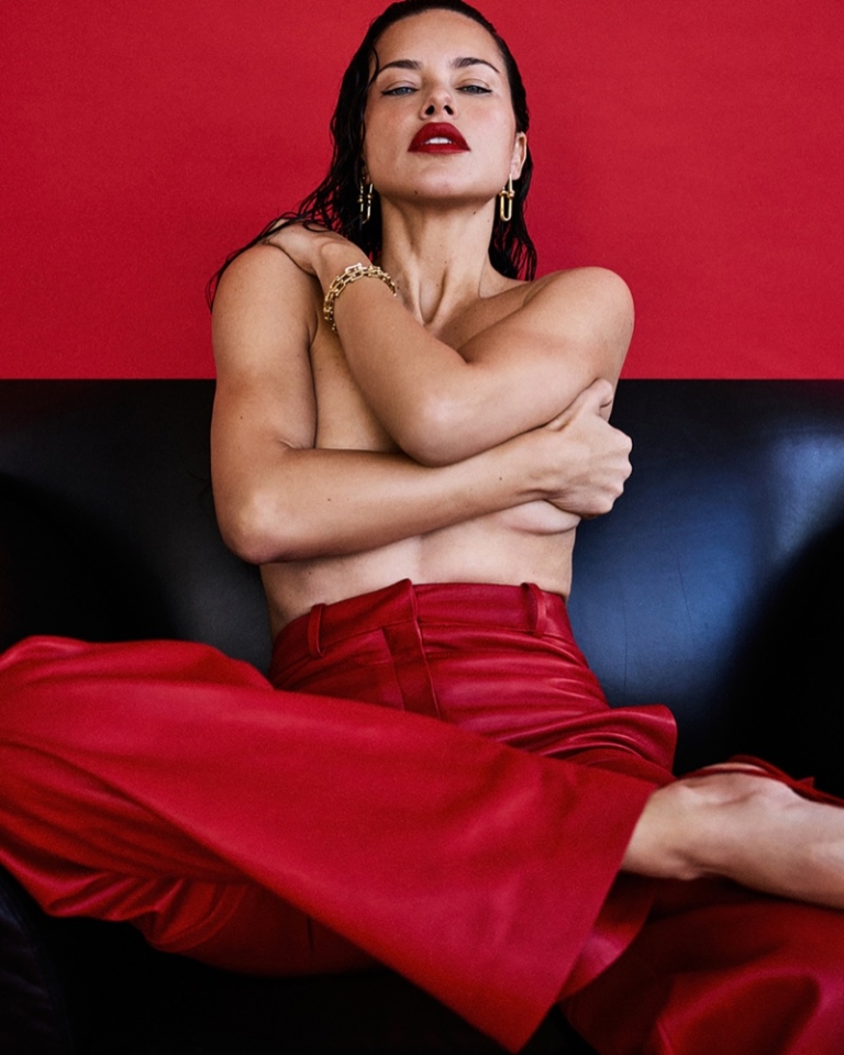 Adriana Lima Ignites Harper’s Bazaar Spain’s "Red Issue" For February 2026