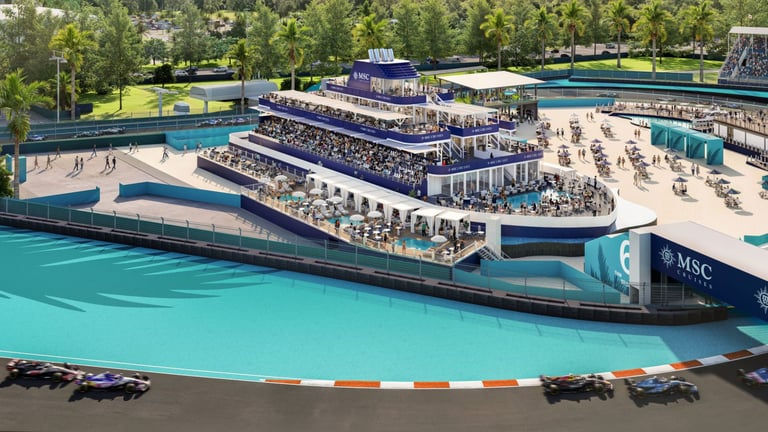 MSC Yacht Club Deck View