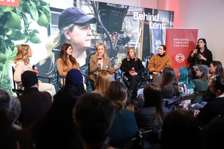 Olivia Wilde and others join Breaking Through the Lens panel at Canon Creative Studio in Park City