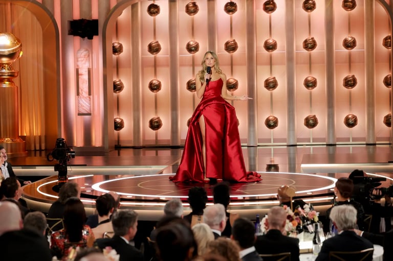 Nikki Glaser’s 83rd Annual Golden Globes Monologue Roasts with Love