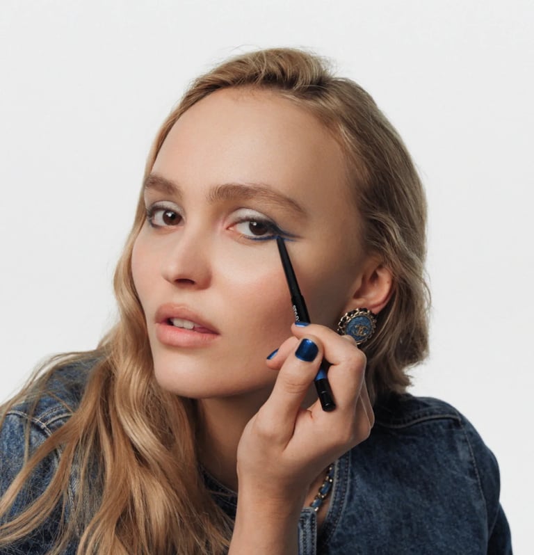 CHANEL Introduces the Denim Makeup Collection Featuring Lily-Rose Depp