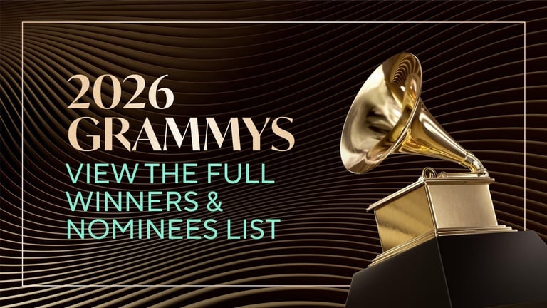 2026 Grammys See The Full Winners & Nominees List