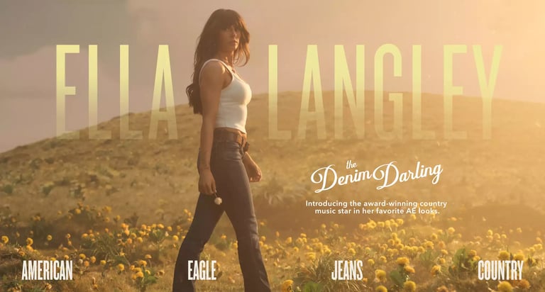 Ella Langley Brings Southern Soul to American Eagle’s Spring Campaign