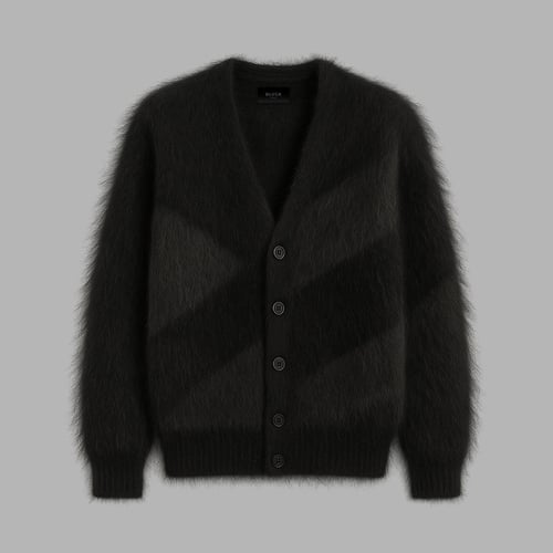 Blvck Signature Mohair Cardigan