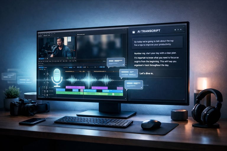 How Creators Turn Video Content Into Written Media Using AI
