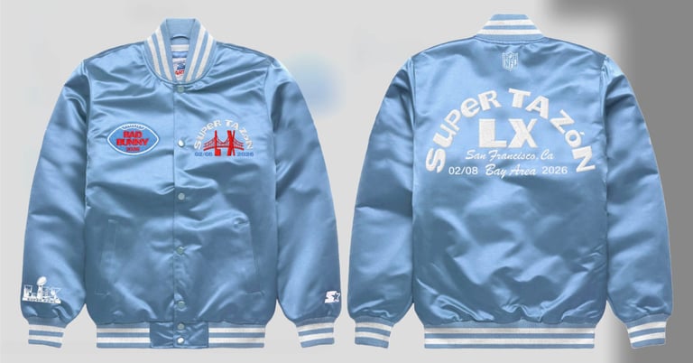 Starter and Bad Bunny Just Made History With Jacket Collab for Super Bowl LX!