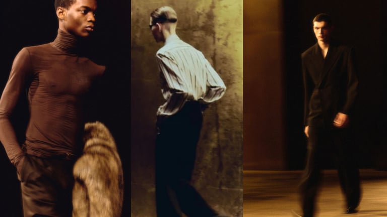 Saint Laurent Presents The Men's Winter 26 Collection By Anthony Vaccarello