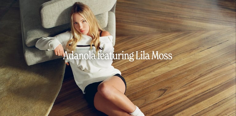 Lila Moss Leads Adanola Into Spring 2026 With a Study in Quiet Ease