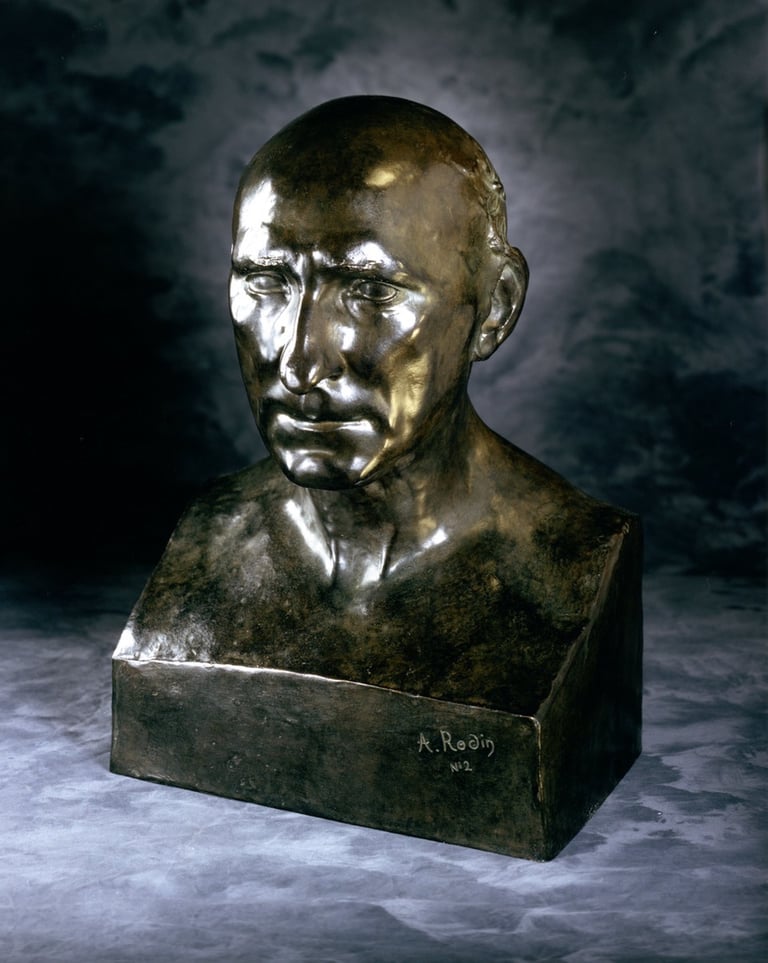 #1139 Bust of Jean Baptiste Rodin color